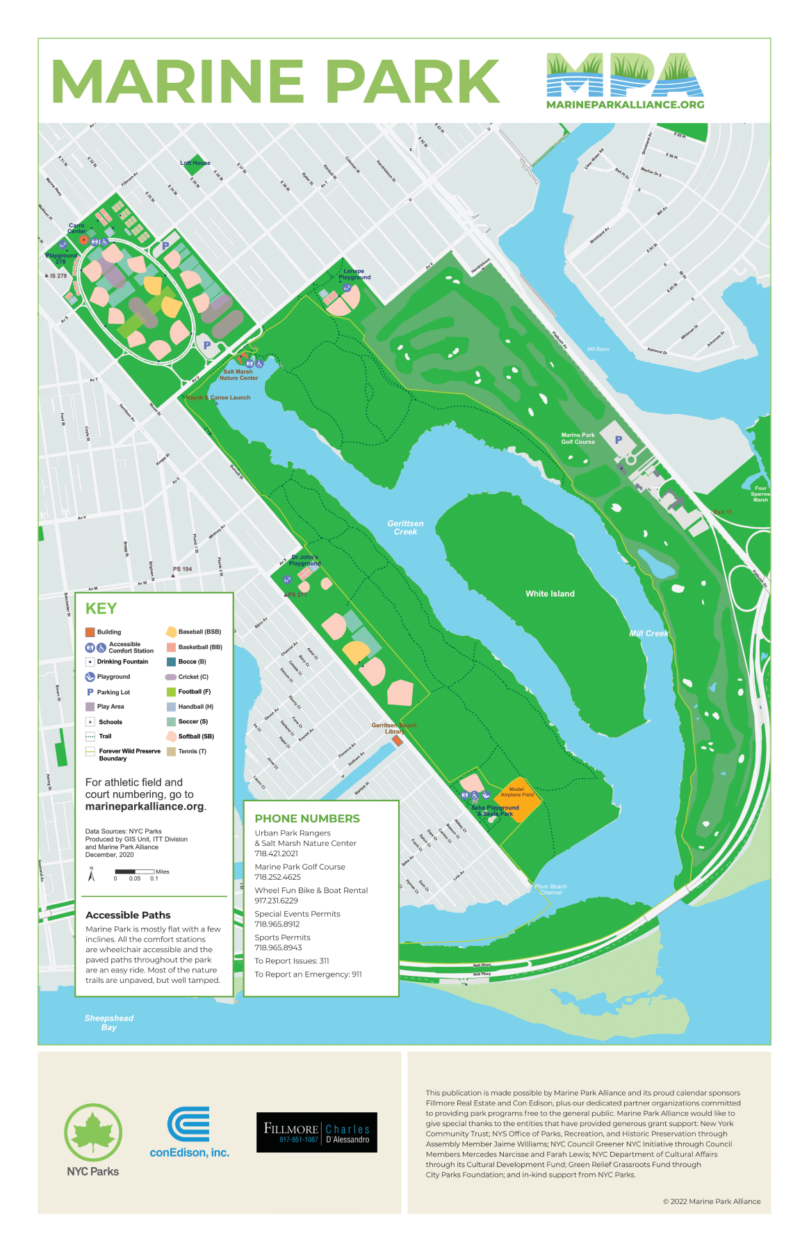 A map of Marine Park Preserve. Graphic: Courtesy of Marine Park Alliance