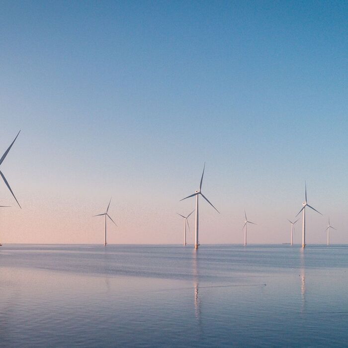 “Monopole” wind turbines in the Netherlands’ Westermeerwind Wind Farm. Photo: Fokke Baarssen/Shutterstock