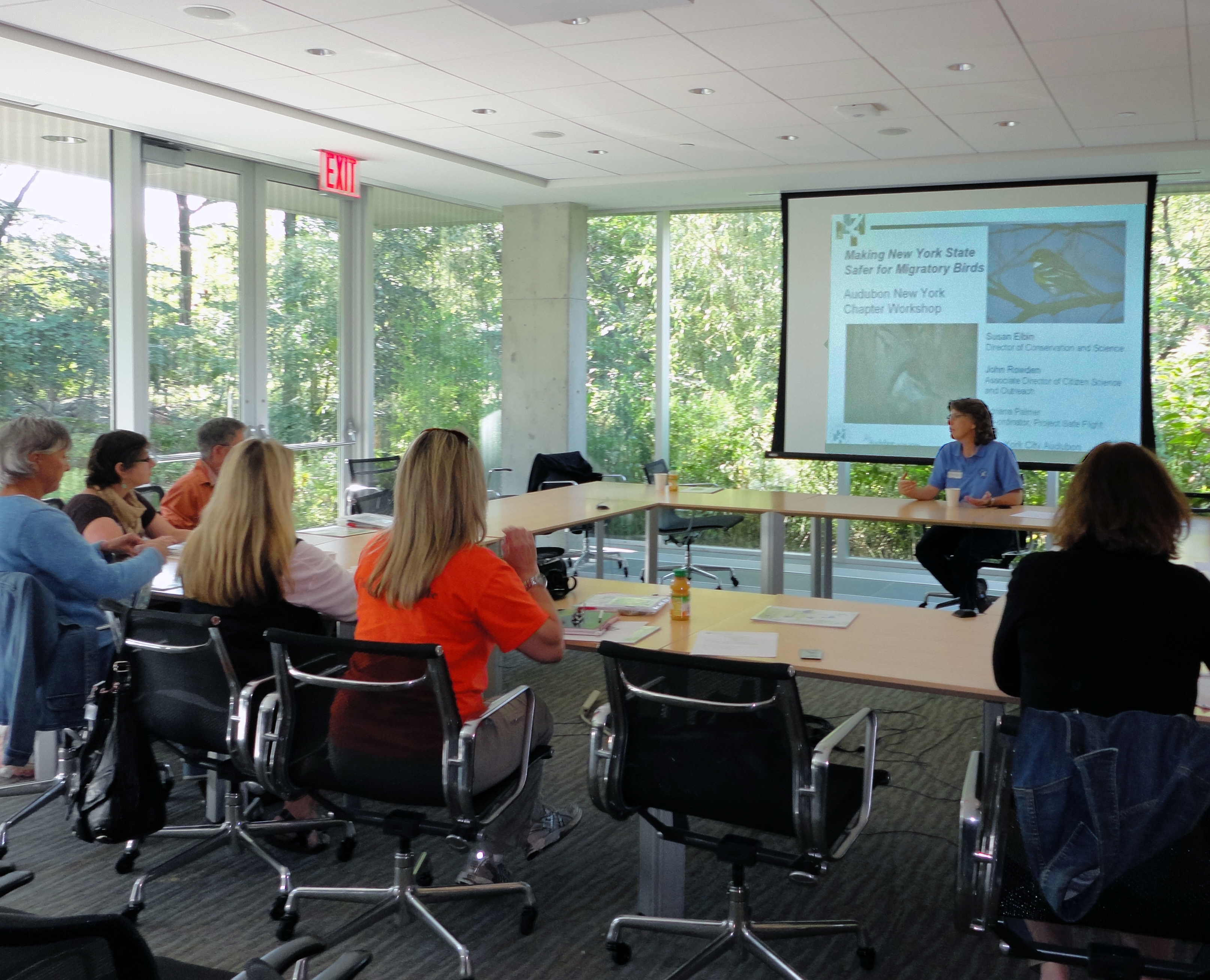 NYC Audubon’s Bird-Friendly Building Design course being taught at the Wildlife Conservation Society. Photo: NYC Audubon